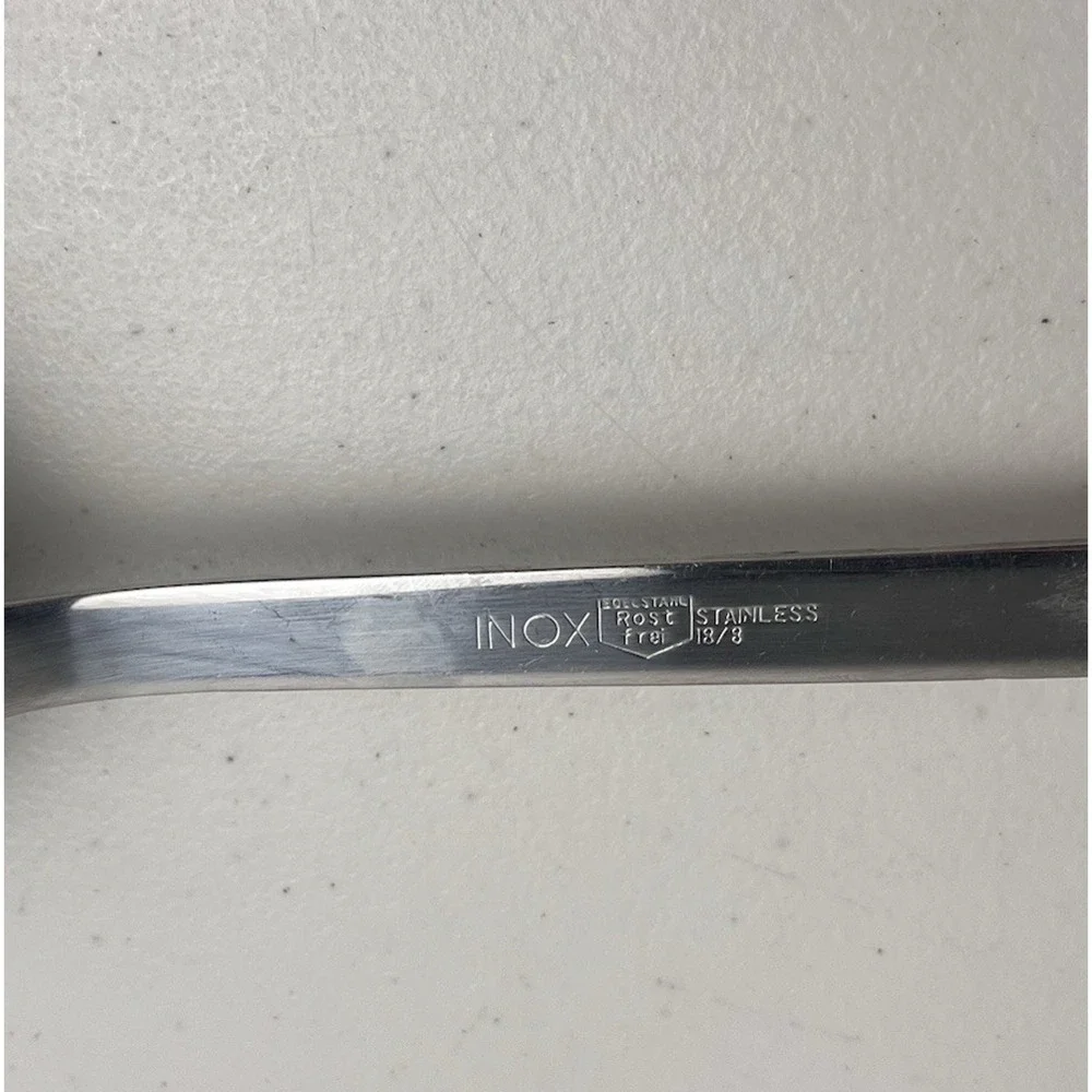 INOX Rostfrei Italy Serving Spoon Stainless Steel 18/8 About 13
